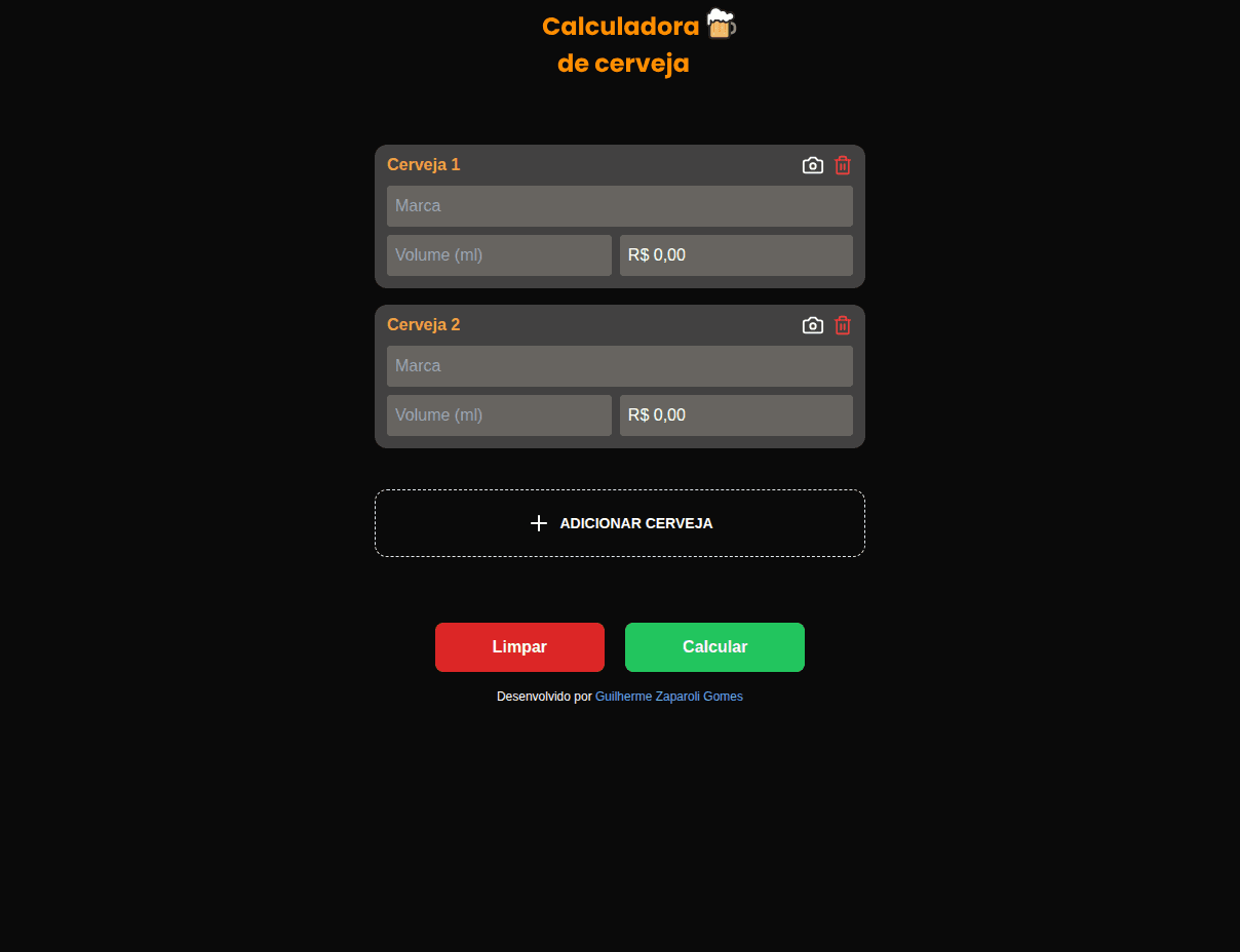 Calculadora de Cerveja